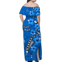 custom-personalised-hawaii-off-shoulder-long-dress-polynesia-blue-hibiscus-and-map-mystical
