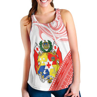 Tonga Women Racerback Tank Tongan Pattern Blithesome LT13 - Wonder Print Shop
