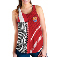 Tahiti Unique Women Racerback Tank Polynesia Pattern LT13 - Wonder Print Shop