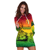 Vanuatu Peaceful Hoodie Dress Independence Anniversary LT13 - Wonder Print Shop
