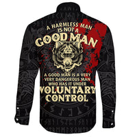 Viking Long Sleeve Button Shirt Good Man RLT12 - Wonder Print Shop