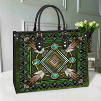 native-american-naumaddic-arts-green-leather-bag