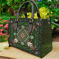 native-american-naumaddic-arts-green-leather-bag