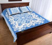 Hawaii Quilt Bed Set Pattern Version Special Blue LT13 - Wonder Print Shop