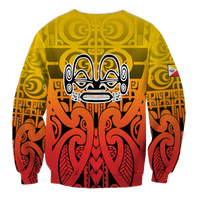 Marquesas Islands Marquesan Tattoo Sweatshirt LT12 - Wonder Print Shop