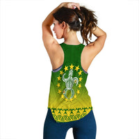 Cook Islands Turtle With Tribal Women Tank Top LT12 - Wonder Print Shop
