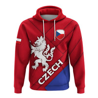 Custom Czech Republic Euro 2020 Hoodie Flag Style LT12 - Wonder Print Shop