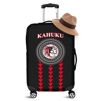 Red Raiders Luggage Cover Kahuku School LT13 - Wonder Print Shop