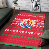 Tahiti Christmas Area Rug Ugly Christmas LT12 - Wonder Print Shop