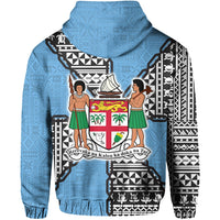 Fiji Polynesian Band Tattoo Zip Hoodie LT20 - Wonder Print Shop