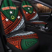 Custom Personalised Vanuatu Penama Province Tribal Pattern Car Seat Covers - LT12 - Wonder Print Shop