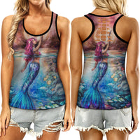 mermaid-beautiful-love-sea-hollow-tank-top