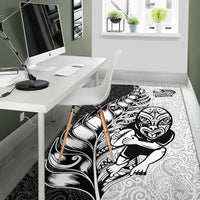 New Zealand Maori All Black Rugby Area Rug LT2 - Wonder Print Shop
