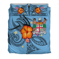 Fiji Bedding Set - Hibiscus With Tribal LT12 - Wonder Print Shop