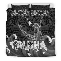Hawaii King Kamehameha Aloha Hawai'i Nei Bedding Set LT2 - Wonder Print Shop