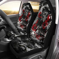 Skull Camo - U.S Army Undying Love For The Motherland Car Seat Covers - LT2 - Wonder Print Shop