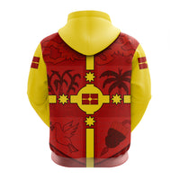 Rotuma Fiji Zip Hoodie Fijian Patterns LT20 - Wonder Print Shop