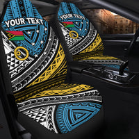 Custom Personalised Vanuatu Sanma Province Tribal Pattern Car Seat Covers - LT12 - Wonder Print Shop