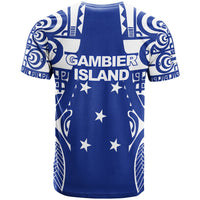 Custom Gambier Islands Tribal Tattoo T Shirt LT12 - Wonder Print Shop