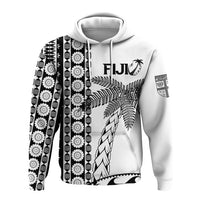 Custom Fiji Rugby Hoodie Coconut Tree With Tapa Pattern LT12 - Wonder Print Shop