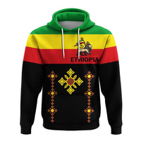 Ethiopia Cross With Flag Hoodie LT12 - Wonder Print Shop