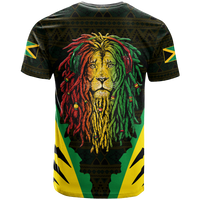 Jamaica Rastafarian Lion Pride T Shirt LT12 - Wonder Print Shop