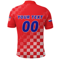 Custom Croatia Polo Shirt Football 2022 Champions Pride Red LT12 - Wonder Print Shop