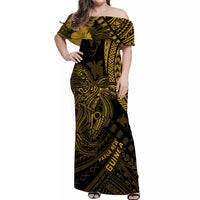 custom-personalised-papua-new-guinea-off-shoulder-long-dress-raggiana-birds-of-paradise-gold