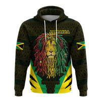 Jamaica Rastafarian Lion Pride Hoodie LT12 - Wonder Print Shop