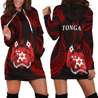 Tonga Pattern Hoodie Dress Always Proud LT13 - Wonder Print Shop