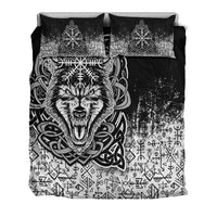 Viking Wolf With Vegvisir Art Bedding Set LT12 - Wonder Print Shop