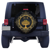 Celtic Tree of Life With Moon Pentacle Spare Tire Cover LT12 - Wonder Print Shop