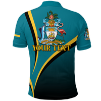 Custom The Bahamas 49th Anniversary Independence Day Blue Marlin Polo Shirt LT12 - Wonder Print Shop