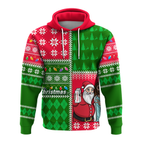 Santa With Jesus Christmas 2022 Ugly Style Hoodie - LT12 - Wonder Print Shop