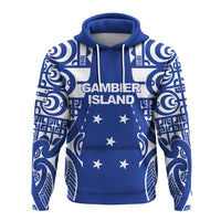 Gambier Islands Tribal Tattoo Hoodie LT12 - Wonder Print Shop