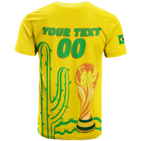 Custom Brazil Champion Football 2022 T Shirt LT12 - Wonder Print Shop