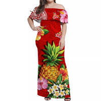 hawaii-off-shoulder-long-dress-red-polynesia-pineapple