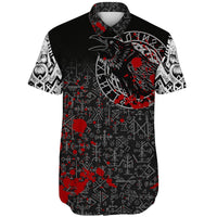 viking-shorts-sleeve-shirt-odin-raven-rune-futhark-blood
