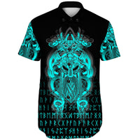 custom-viking-tyr-tattoo-cyan-short-sleeve-shirts