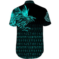 viking-shorts-sleeve-shirt-the-raven-of-odin-rune-cyan