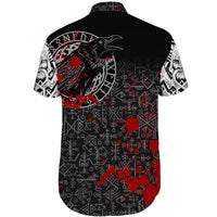 viking-shorts-sleeve-shirt-odin-raven-rune-futhark-blood