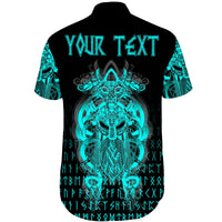 custom-viking-tyr-tattoo-cyan-short-sleeve-shirts