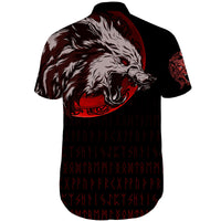 viking-shorts-sleeve-shirt-wolf-blood-moon