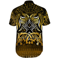 viking-shorts-sleeve-shirt-othala-and-raven-golden