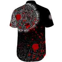 viking-shorts-sleeve-shirt-raven-celtic-tattoo-blood