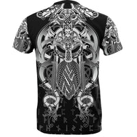 Viking Fenrir and Tyr Tattoo T Shirt RLT12 - Wonder Print Shop