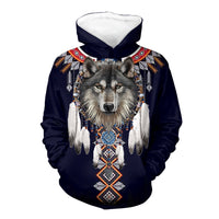 Geometric Native American 3D Hoodie LT10 - Wonder Print Shop