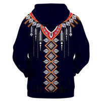 Geometric Native American 3D Hoodie LT10 - Wonder Print Shop