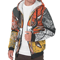 Bison Arrow 3D Native American Sherpa Hoodie LT10 - Wonder Print Shop