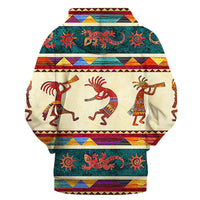 Kokopelli Native American 3D Hoodie LT10 - Wonder Print Shop